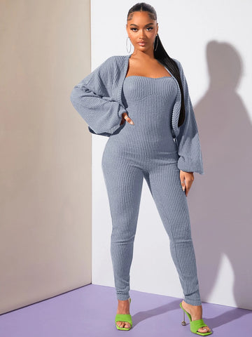 SXY Solid Tube Unitard Jumpsuit