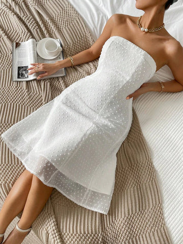 Swiss Dot Tube Dress