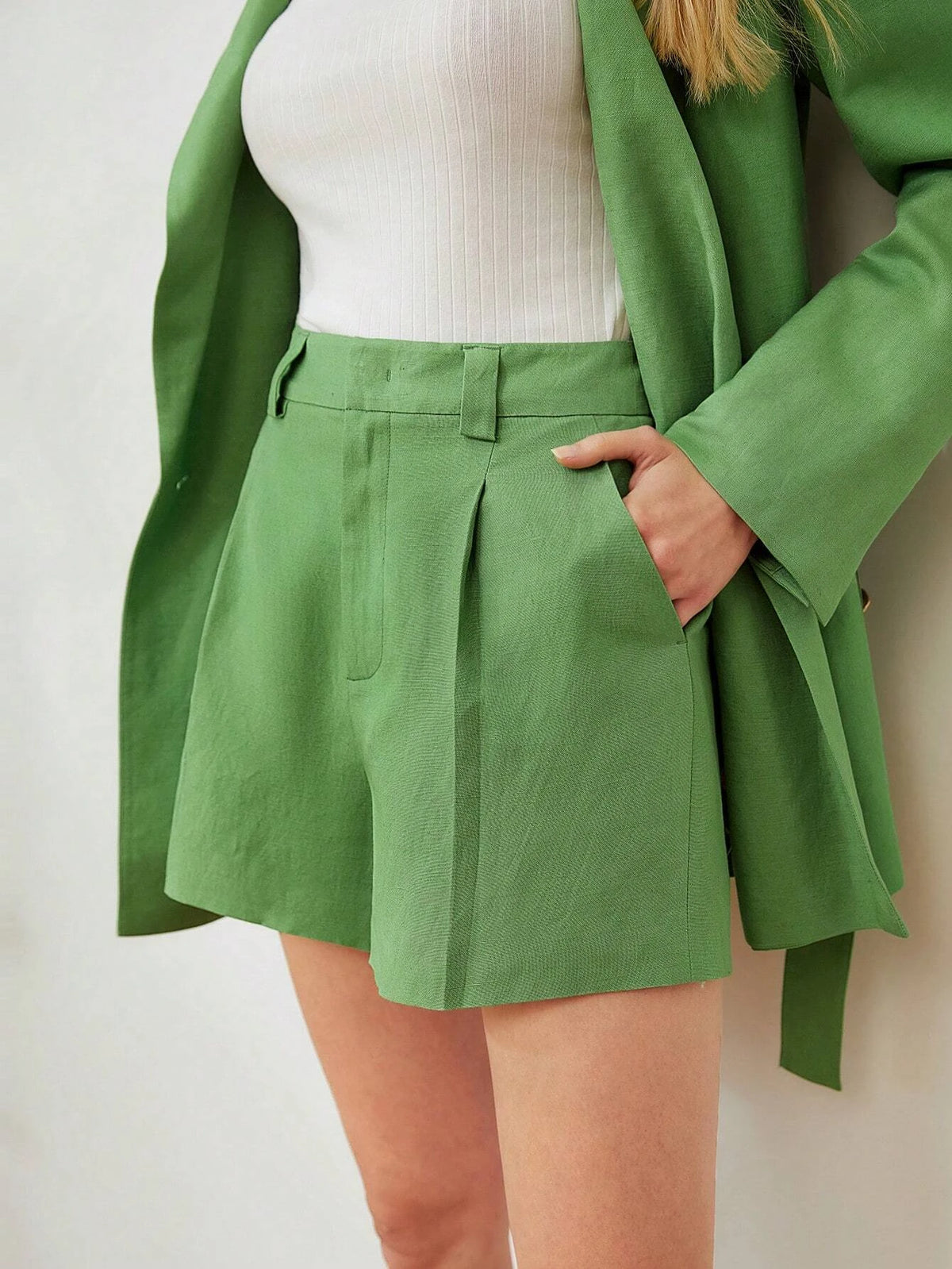 MOTF PREMIUM LINEN VISCOSE DRESS SHORTS