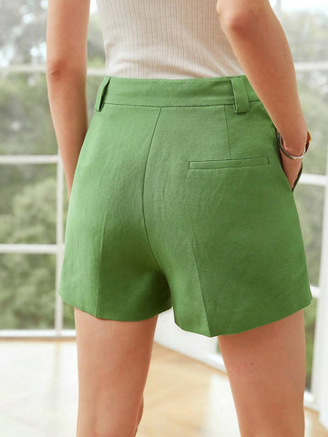 MOTF PREMIUM LINEN VISCOSE DRESS SHORTS