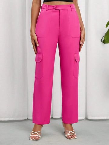 Flap Pocket Side Cargo Pants