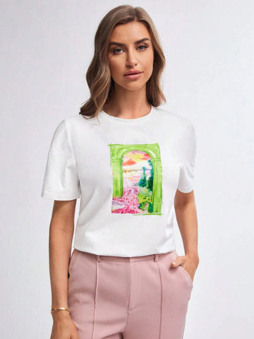 BIZwear Graphic Print Tee