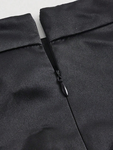 MOD Ruffle Trim Layer Hem Skort