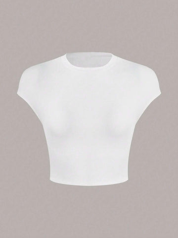 ICON O-ring Detail Cut Out Backless Crop Tee