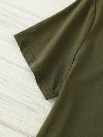 EMERY ROSE Slogan Graphic Tee