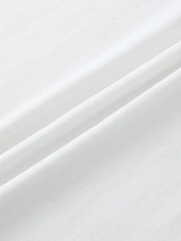 EZwear Car & Slogan Graphic Drop Shoulder Tee