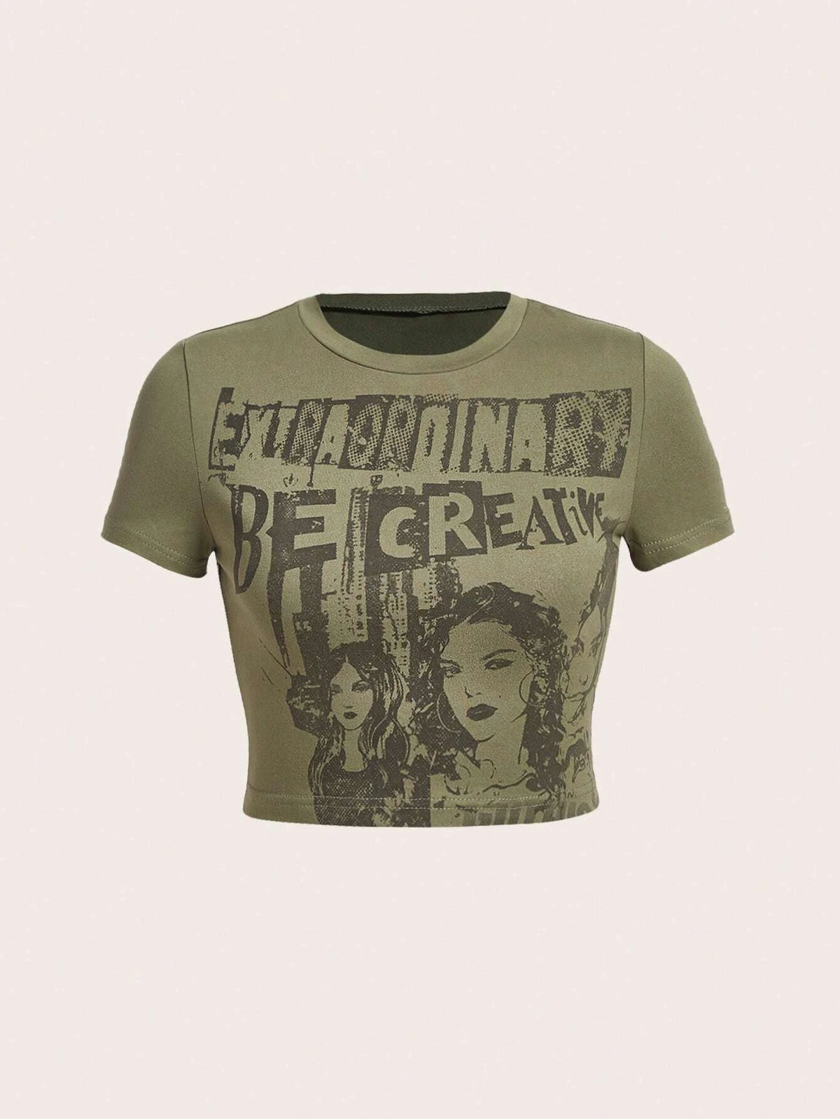 ICON Letter & Figure Graphic Crop Tee