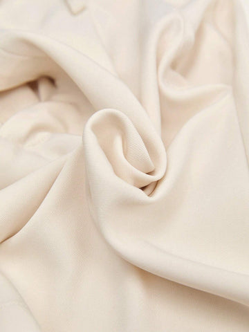 BIZwear Fold Pleated Solid Shorts