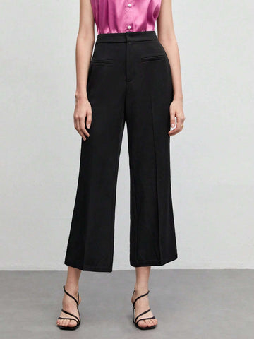 BIZwear Solid Flare Leg Pants