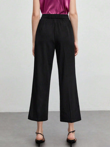 BIZwear Solid Flare Leg Pants