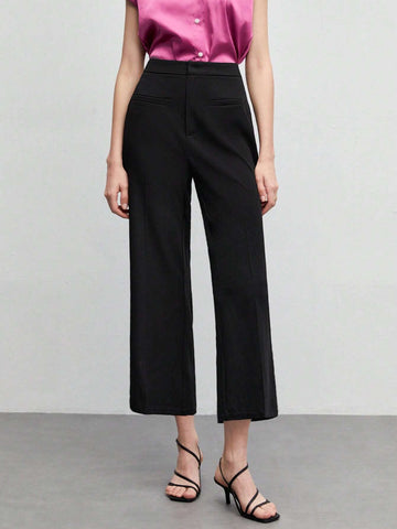 BIZwear Solid Flare Leg Pants