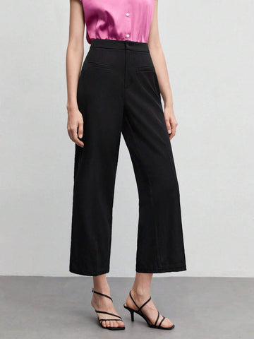 BIZwear Solid Flare Leg Pants
