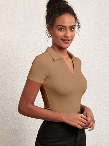 BASICS Solid Slim Fit Tee