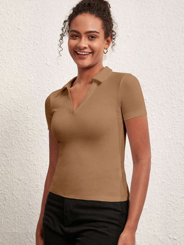 BASICS Solid Slim Fit Tee