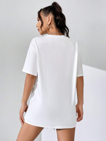 Unity Figure Graphic Drop Shoulder Tee