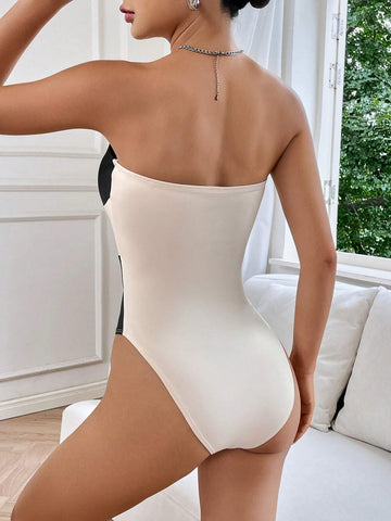 Two Tone Tube Bodysuit
