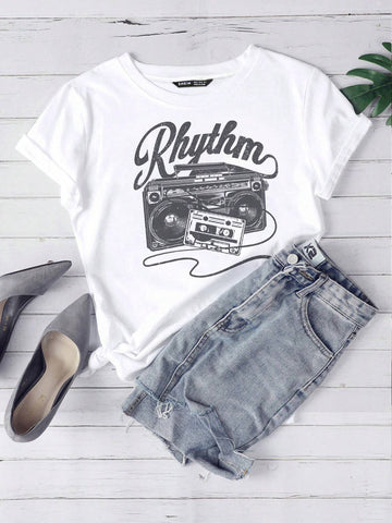 Unity Radio & Letter Graphic Tee