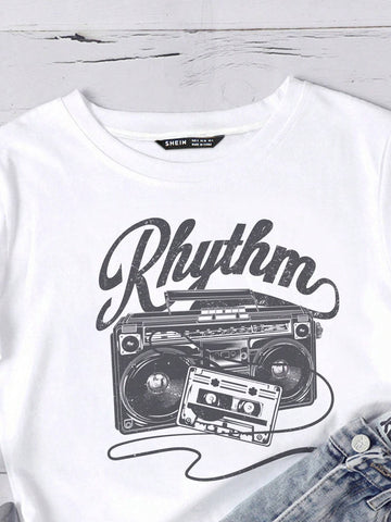 Unity Radio & Letter Graphic Tee