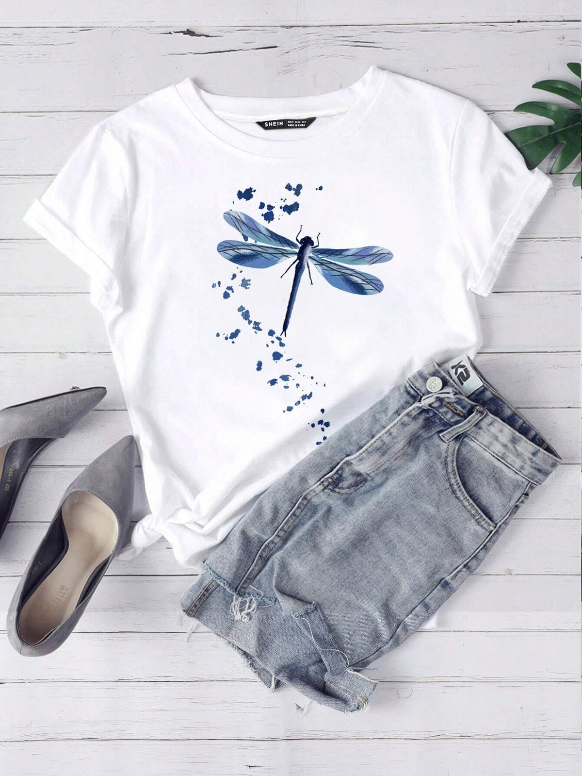 Unity Dragonfly Print Tee