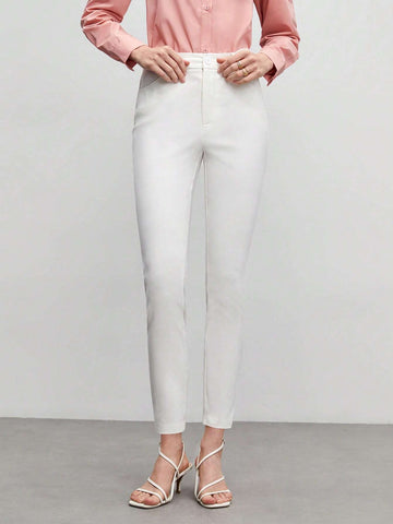 BIZwear Solid Slant Pocket Pants