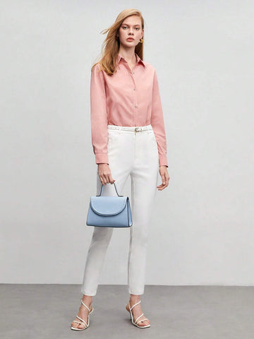 BIZwear Solid Slant Pocket Pants