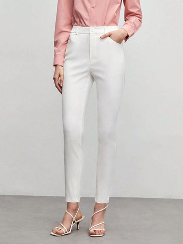 BIZwear Solid Slant Pocket Pants