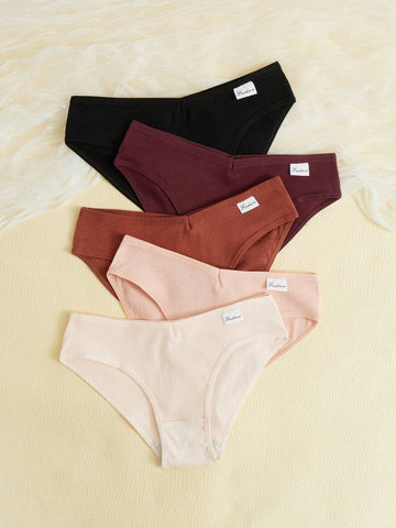 4pack Rib Panty Set