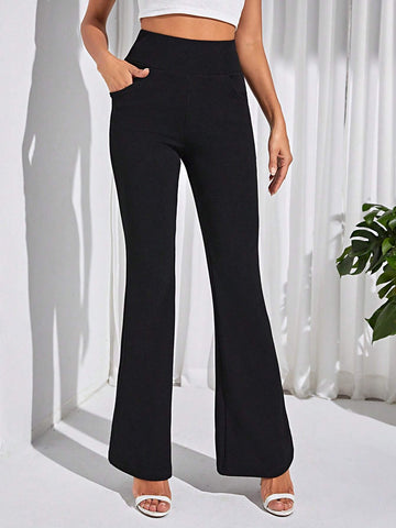 Tall High Waist Flare Leg Pants