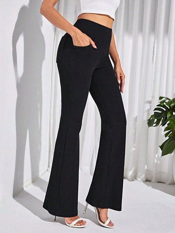 Tall High Waist Flare Leg Pants