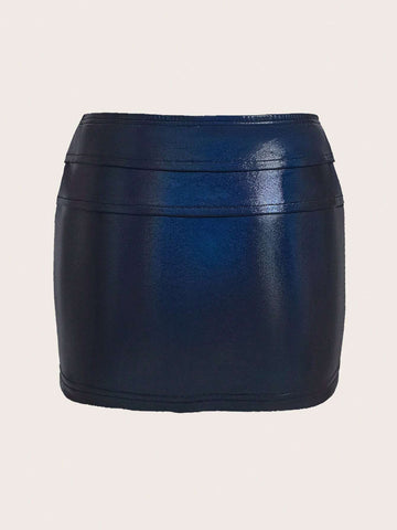 ICON Solid Bodycon Skirt