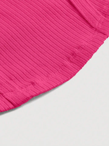 Tie Front Bandana Hem Tee