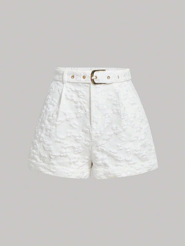 MOD Jacquard Belted Shorts