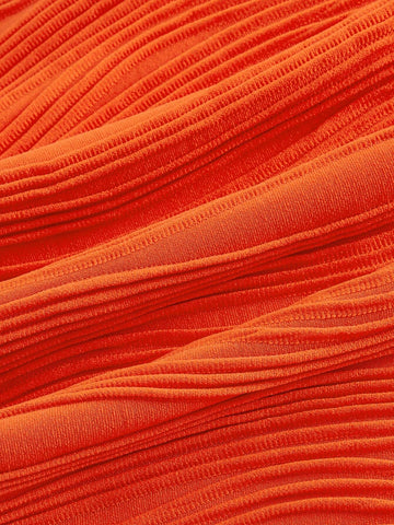 Twist Front Asymmetrical Hem Crop Tube Top & Bodycon Skirt