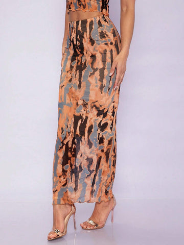BAE Tie Dye Pencil Skirt