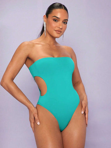 Cut Out Side Tube Bodysuit