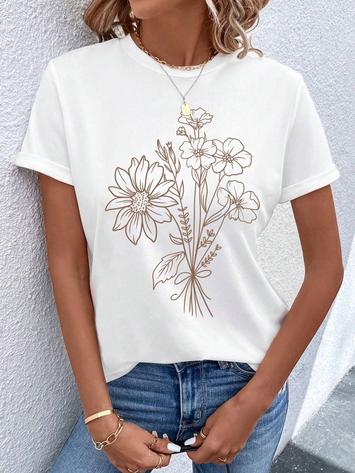 Unity Floral Print Tee