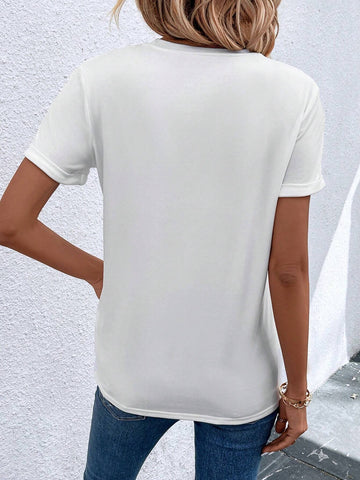 Unity Chain and Slogan Graphic Tee