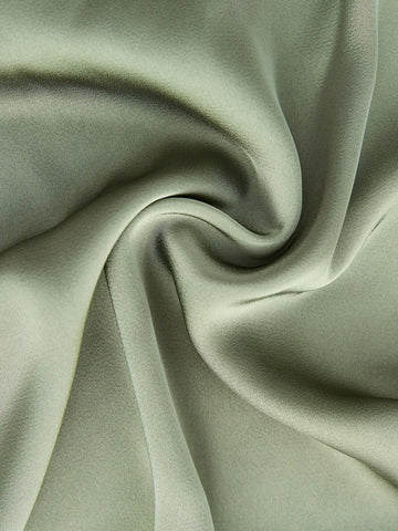 Solid Ruched Side Wrap Hem Dress