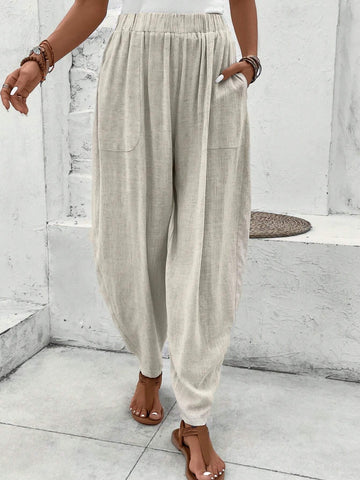 EMERY ROSE Solid Dual Pocket Pants