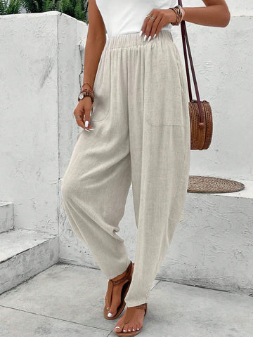 EMERY ROSE Solid Dual Pocket Pants