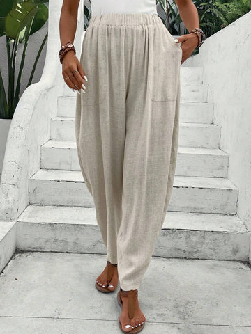 EMERY ROSE Solid Dual Pocket Pants