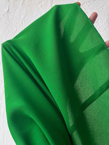 Solid Cloak Sleeve Blouse