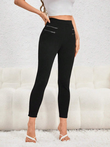 Unity Zip Detail Leggings