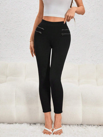 Unity Zip Detail Leggings