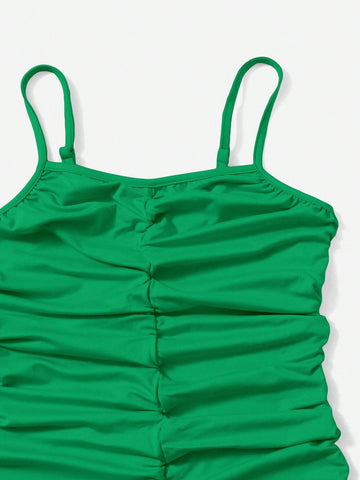 Teen Girls Ruched Cami Dress