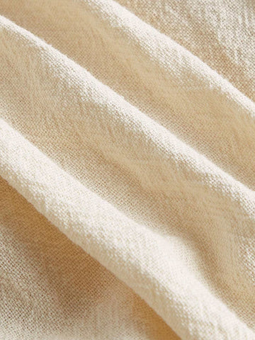 Solid Button Front Shirt