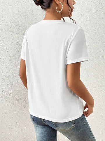 Unity Round Neck Floral Print Tee