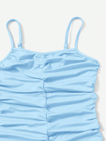 Teen Girls Ruched Cami Dress