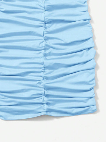 Teen Girls Ruched Cami Dress