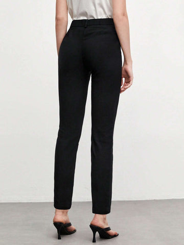 BIZwear Solid Slant Pocket Pants